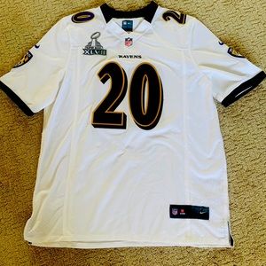 Baltimore ravens Ed Reed Super Bowl jersey